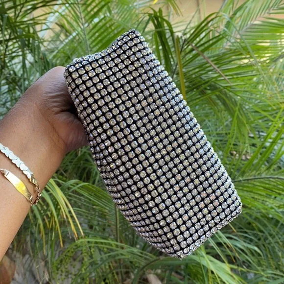 Rhinestone mini bag - Picture 4 of 6